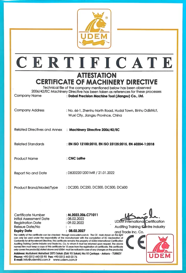 CE certificate