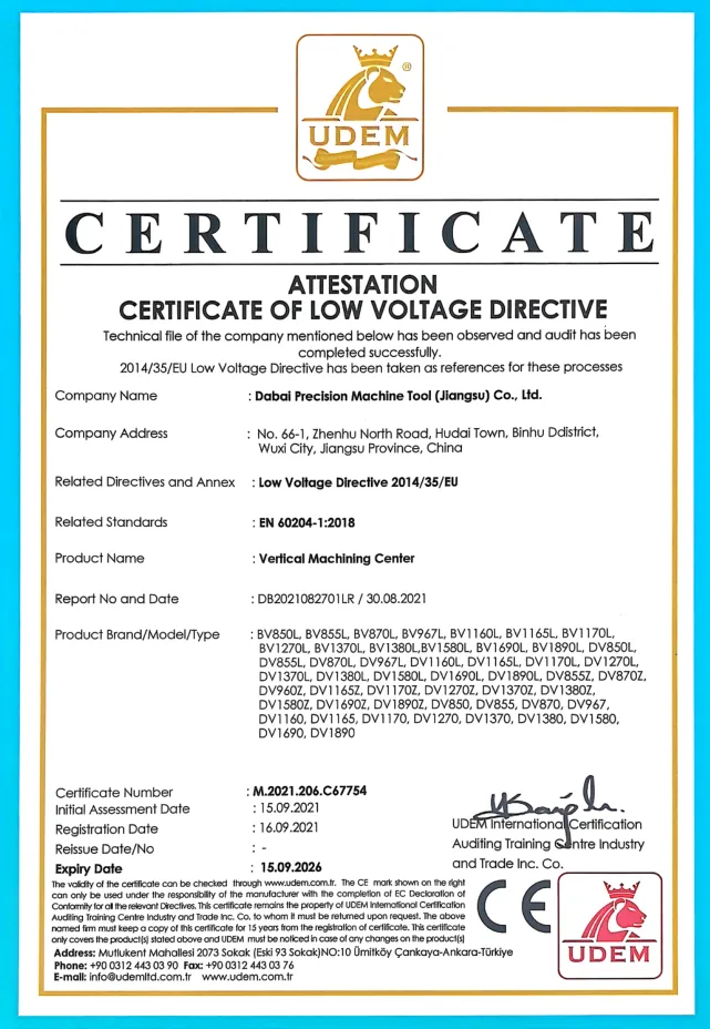 CE certificate
